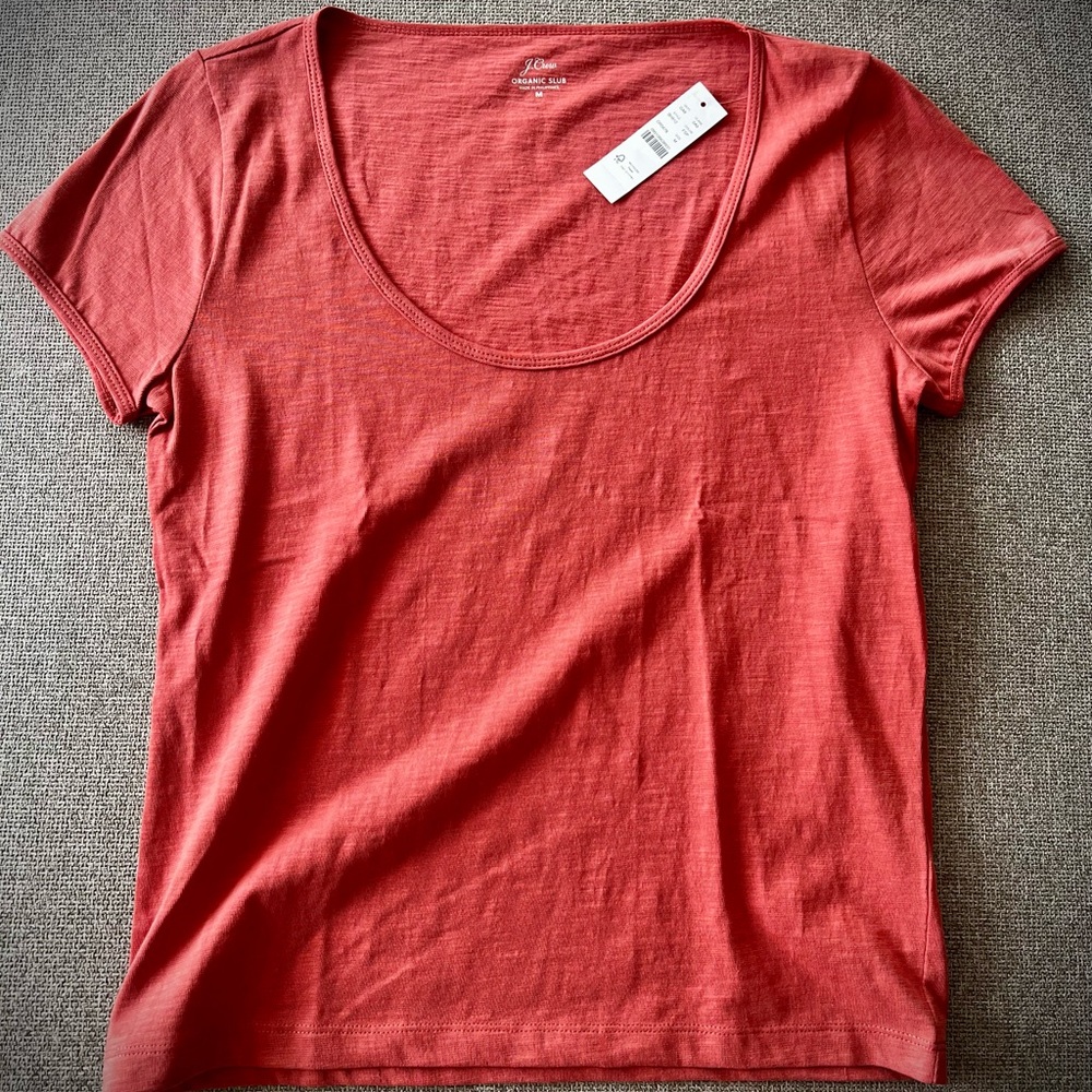 J. Crew Short Sleeve Red Tee